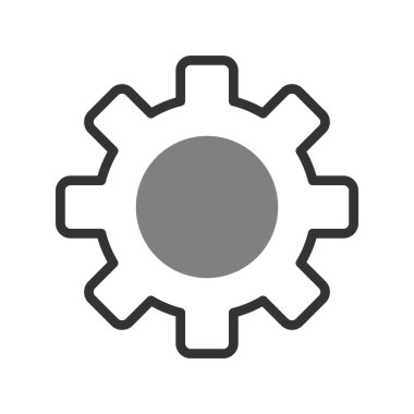 dişli simgesi vektör illüstrasyonu 