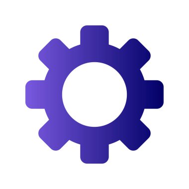 dişli simgesi vektör illüstrasyonu 