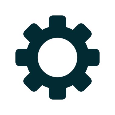 dişli simgesi vektör illüstrasyonu 