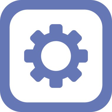 dişli simgesi vektör illüstrasyonu 