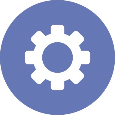 dişli simgesi vektör illüstrasyonu 