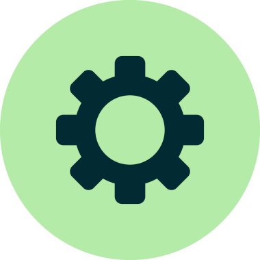 dişli simgesi vektör illüstrasyonu 