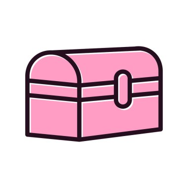 hazine sandığı simgesi vektörü