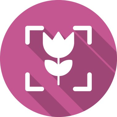 bitki simgesi vektörü. ince çizgi işareti.