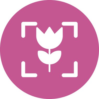 bitki simgesi vektörü. ince çizgi işareti.