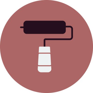 boya silindiri vektör illüstrasyonu 