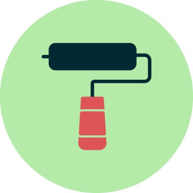 boya silindiri vektör illüstrasyonu 