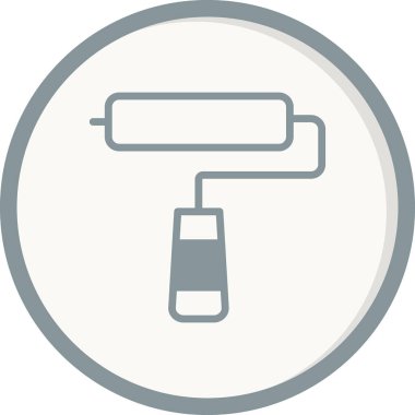 boya silindiri vektör illüstrasyonu 