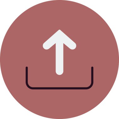 Okun bulut yükleme vektör simgesi 