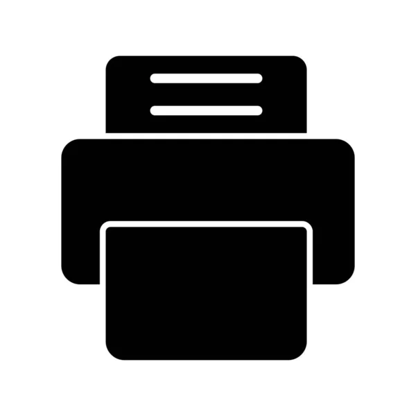 Symbol Für Druckerausrüstung Vektor Illustration — Stockvektor