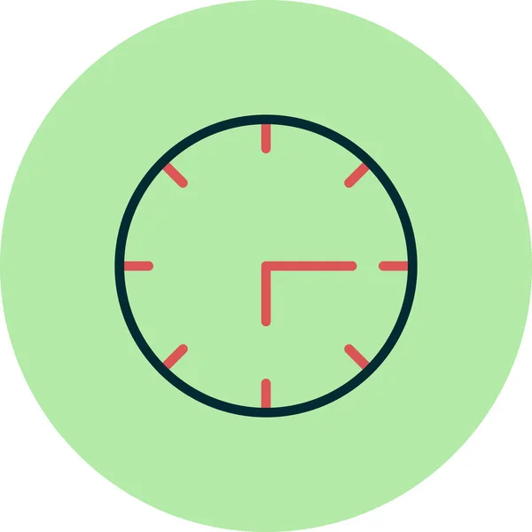 Icono Reloj Tiempo Ilustración Vectorial — Archivo Imágenes Vectoriales