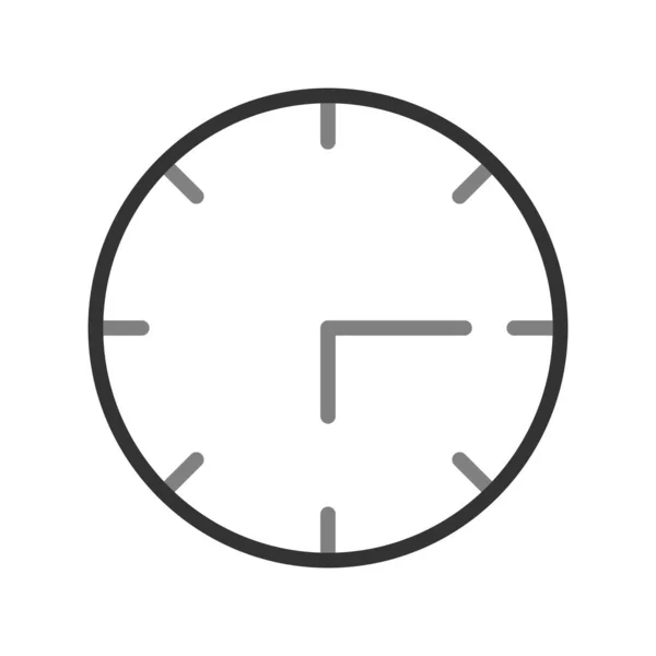 Icono Reloj Tiempo Ilustración Vectorial — Archivo Imágenes Vectoriales