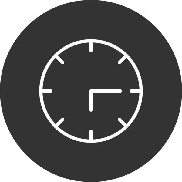 Ícone Relógio Tempo Ilustração Vetorial — Vetor de Stock