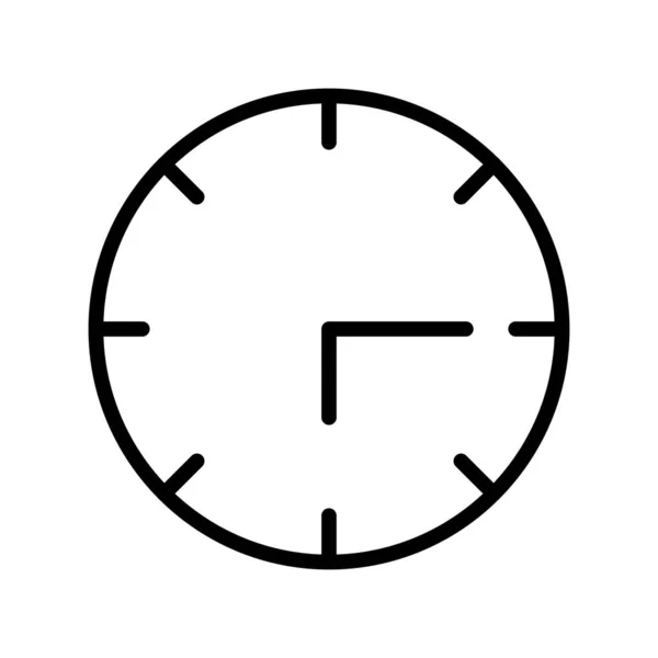 Time Clock Icon Vector Illustration — Stock Vector