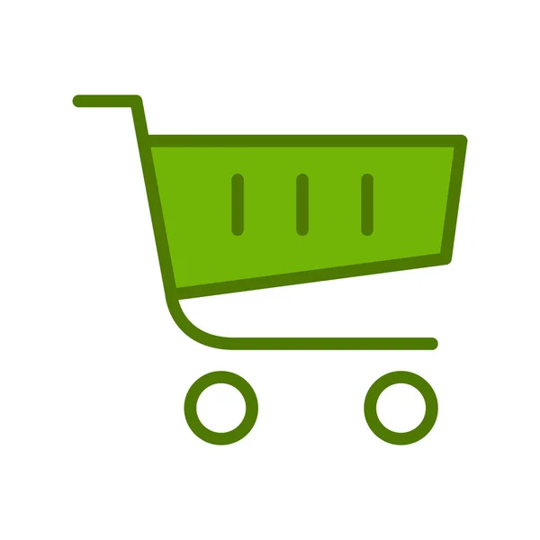 Shopping Cart Icon Vector Illustration Graphic Design — Stock Vector