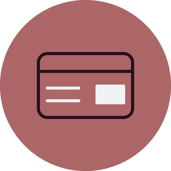 Εικονίδιο Διανυσματικής Απεικόνισης Πιστωτικής Κάρτας — Διανυσματικό Αρχείο