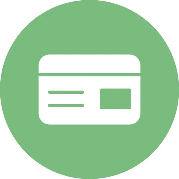 Cartão Crédito Ilustração Vetorial Simples — Vetor de Stock
