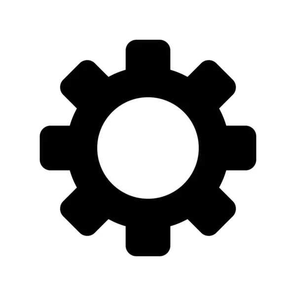 Getriebe Symbol Vektor Illustration — Stockvektor
