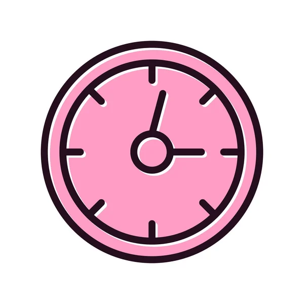 Tiempo Vector Icono Ilustración — Vector de stock