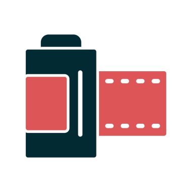 Kamera simgesi vektörü. düz biçim.