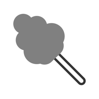 Cotton Candy simgesinin vektör illüstrasyonu