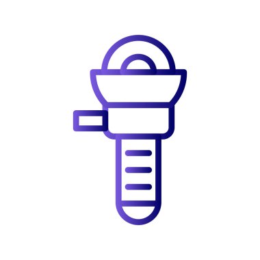 Öğütücü simgesinin vektör illüstrasyonu