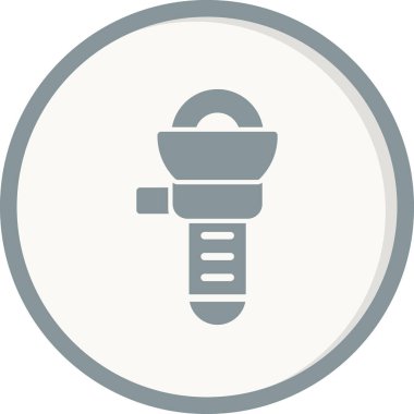 Öğütücü simgesinin vektör illüstrasyonu