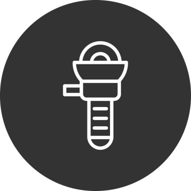 Öğütücü simgesinin vektör illüstrasyonu