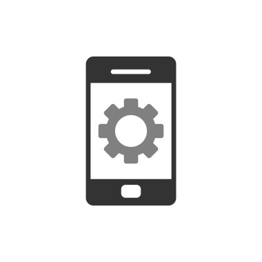 mobil uygulama vektörü simgesi modern basit tasarım