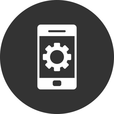 mobil uygulama vektörü simgesi modern basit tasarım