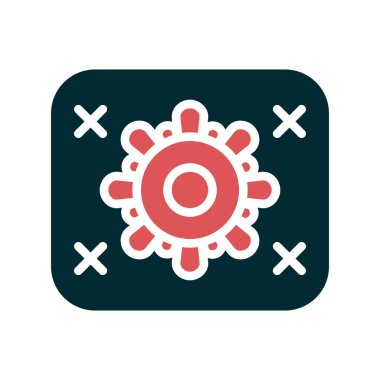 Needlework simgesinin vektör illüstrasyonu