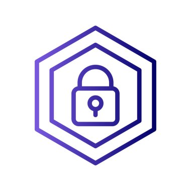 Nft simgesinin vektör illüstrasyonu