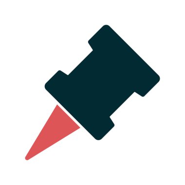 pin simgesinin vektör illüstrasyonu 