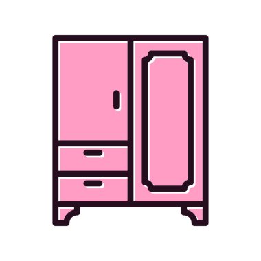 Kostüm çizgisi vektör simgesi