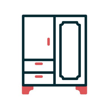 Kostüm çizgisi vektör simgesi