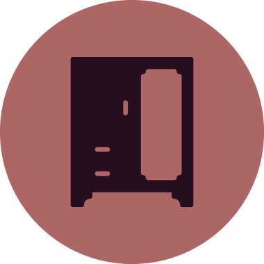 Kostüm çizgisi vektör simgesi