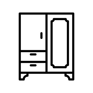 Kostüm çizgisi vektör simgesi