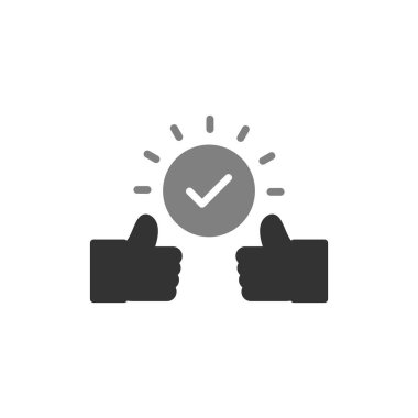 Bağlılık simgesinin vektör illüstrasyonu