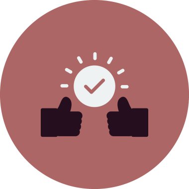 Bağlılık simgesinin vektör illüstrasyonu