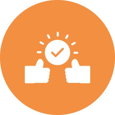 Bağlılık simgesinin vektör illüstrasyonu