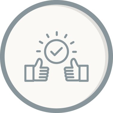 Bağlılık simgesinin vektör illüstrasyonu