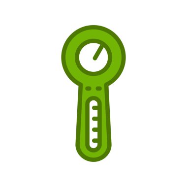  Elektronik termometre simge vektör çizgisi biçimi