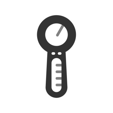  Elektronik termometre simge vektör çizgisi biçimi