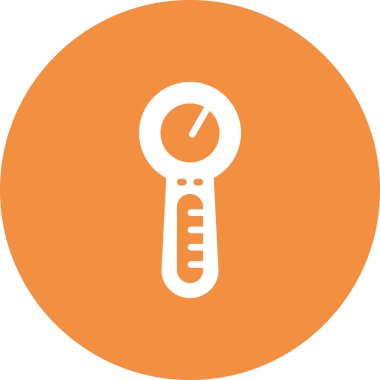  Elektronik termometre simge vektör çizgisi biçimi