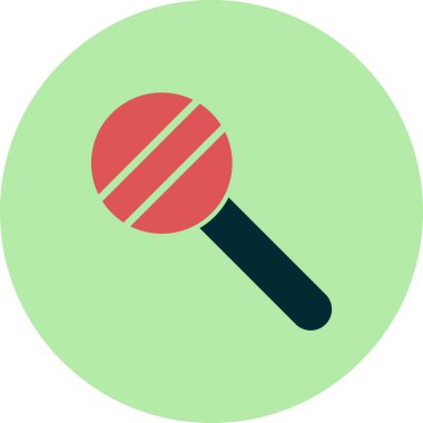 Lolipop. Web simgesi basit illüstrasyon