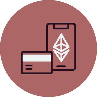 Nft Satın Alma simgesinin vektör çizimi