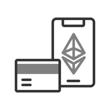 Nft Satın Alma simgesinin vektör çizimi