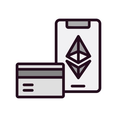 Nft Satın Alma simgesinin vektör çizimi