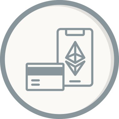 Nft Satın Alma simgesinin vektör çizimi