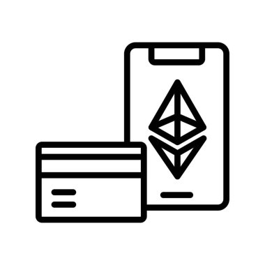 Nft Satın Alma simgesinin vektör çizimi